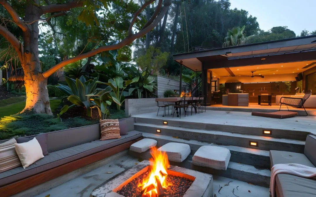 Outdoor Kitchens & Fire Features: Designing Hardscape That Adds Value & Function